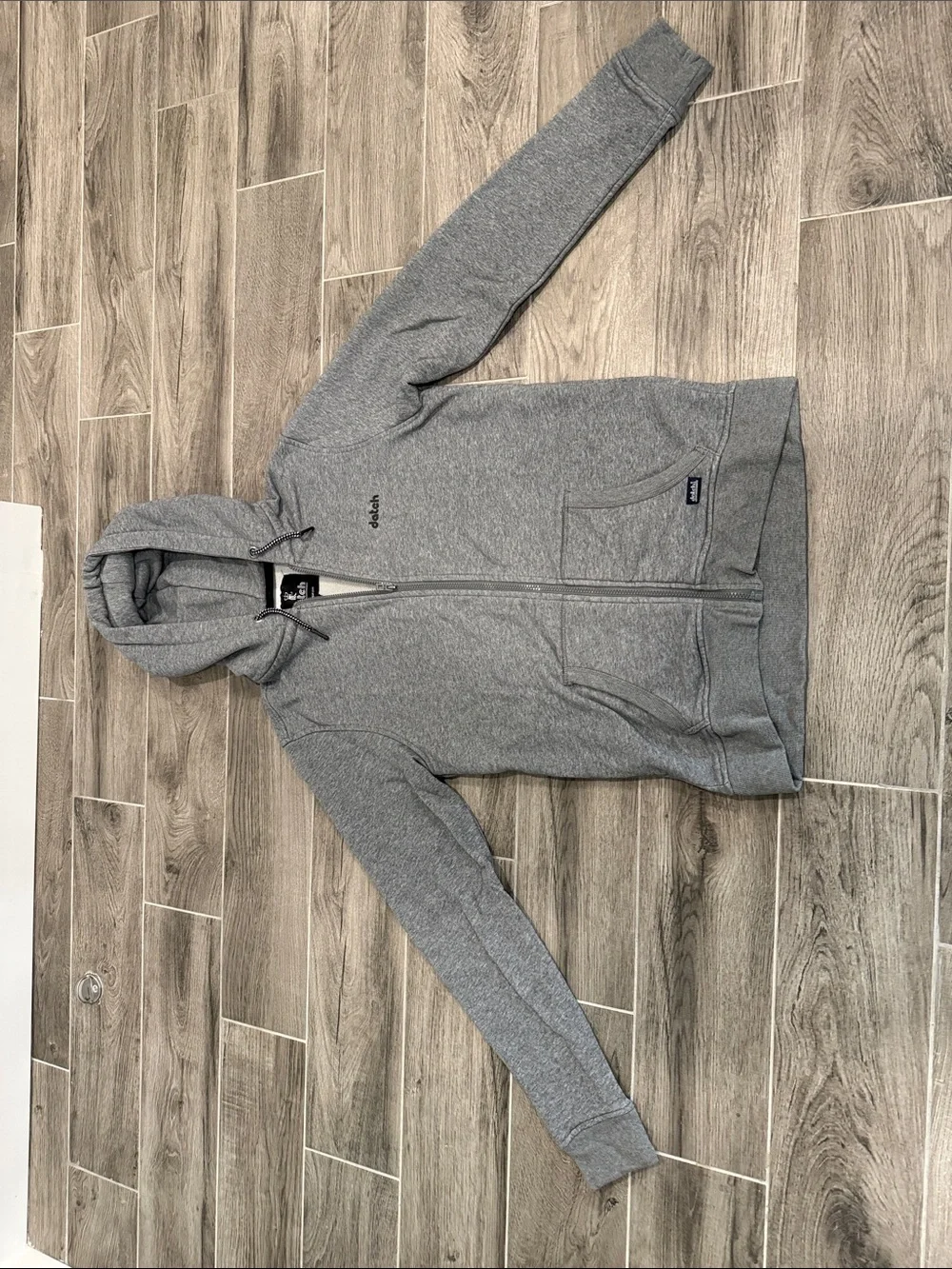 Datch Kids Gray Hooded Zip & Jogger Matching Set